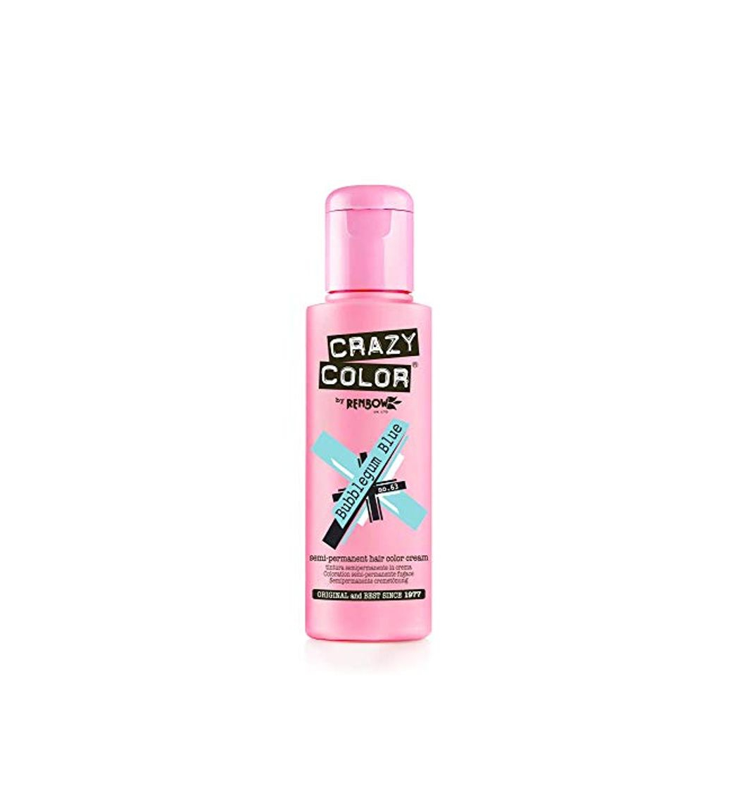 Products Crazy Color Bubblegum Blue Nº 63 Crema Colorante del Cabello Semi-permanente