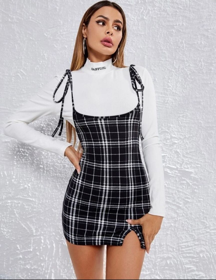 Vestido xadraz