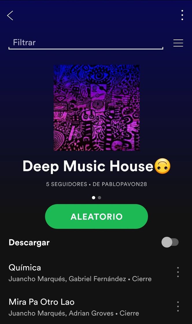 Canciones DEEP MUSIC HOUSE