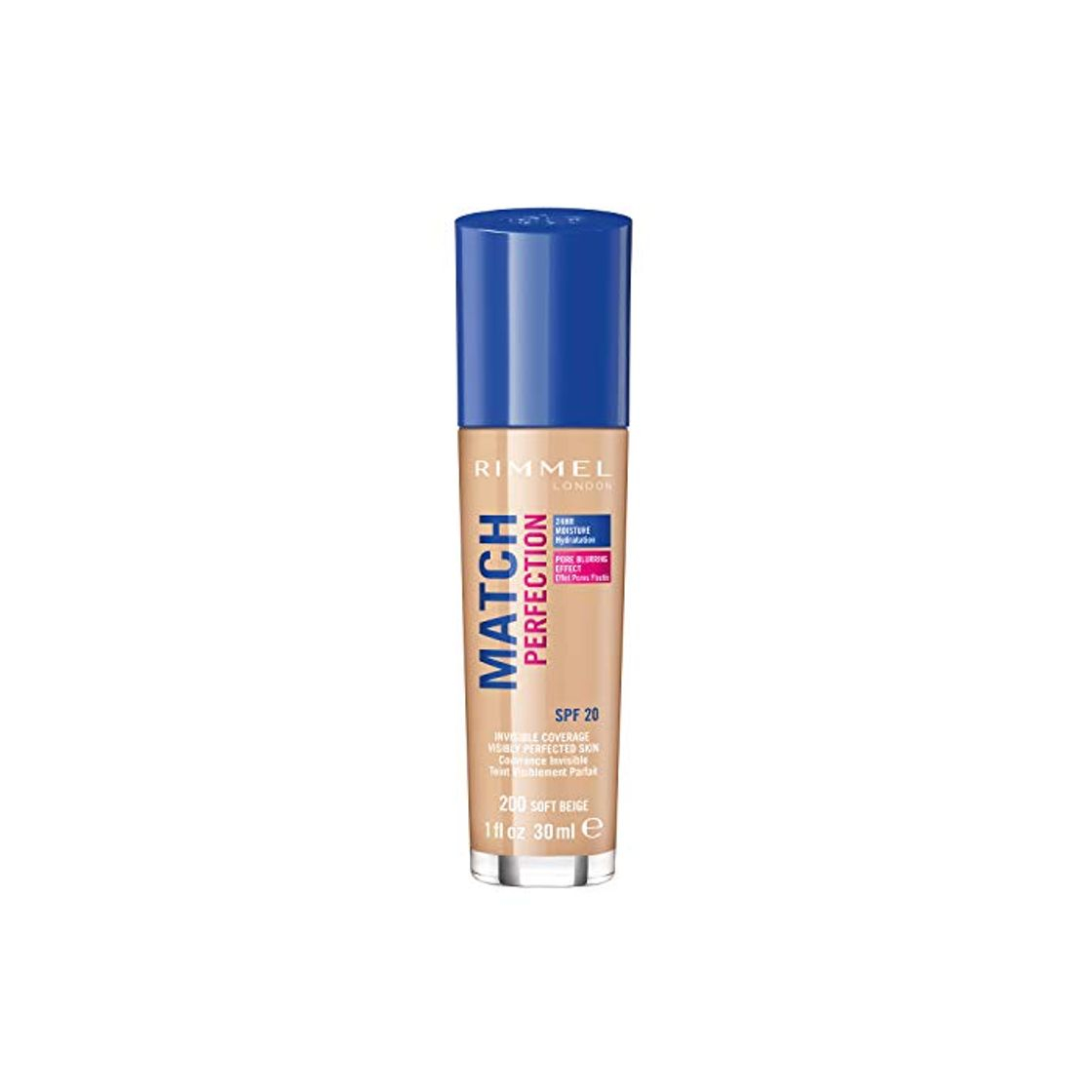 Beauty Rimmel London Match Perfection Foundation Base de Maquillaje Tono 200-30 ml