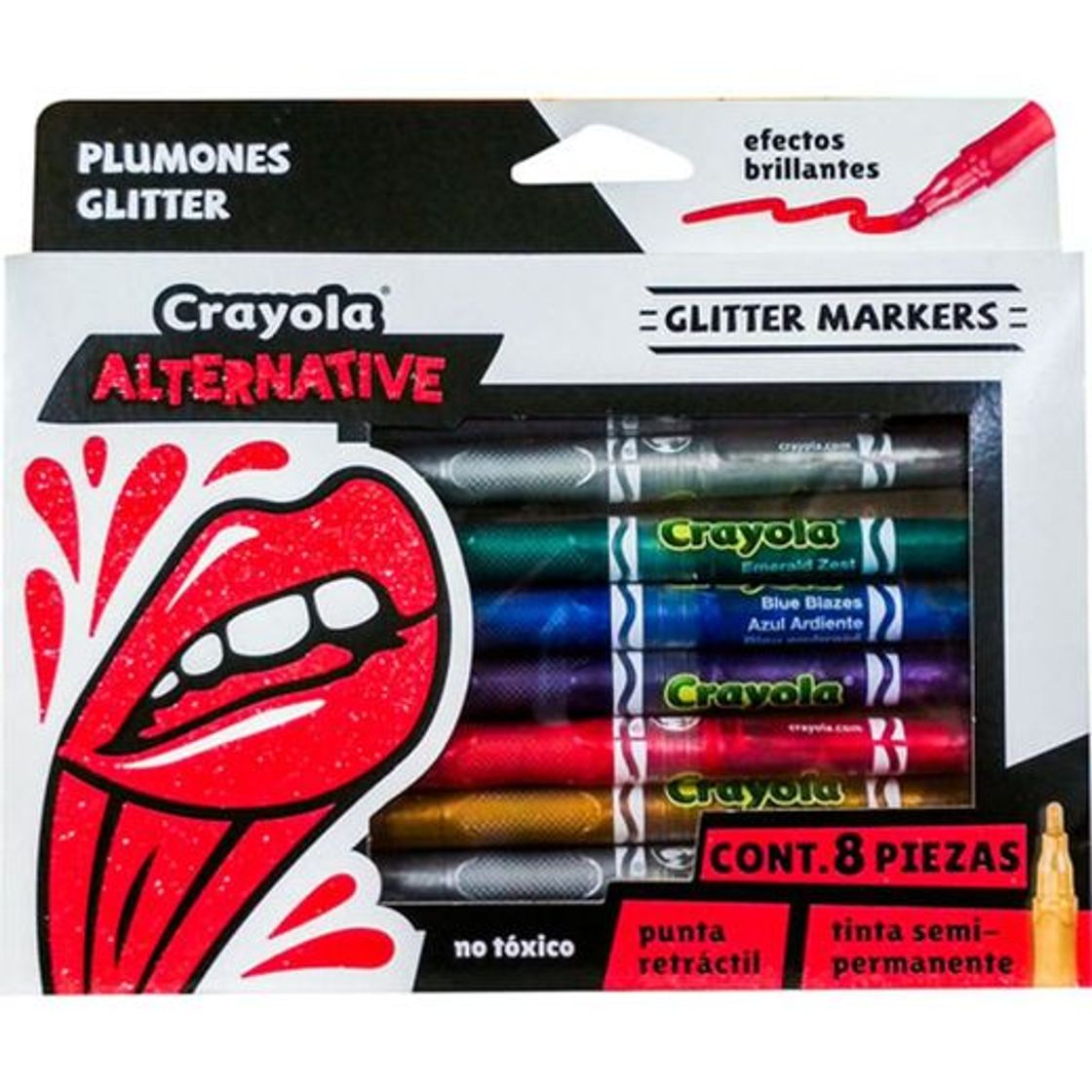 Social Crayola Alternative Marker Glitter