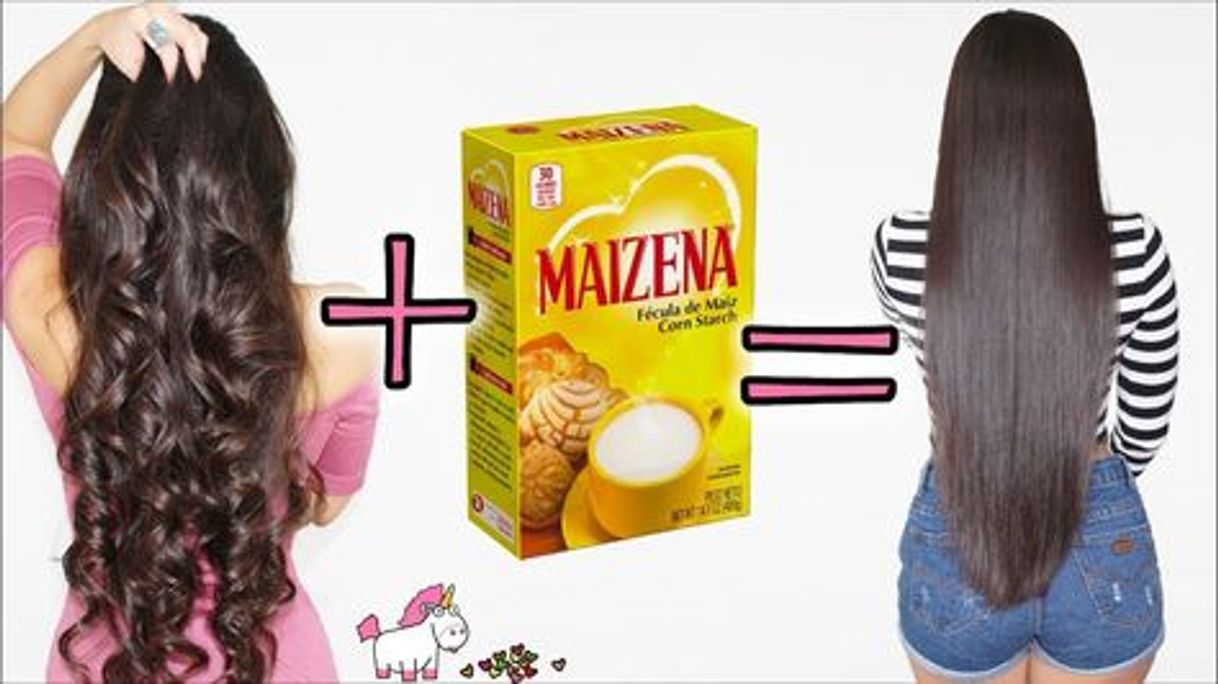 Fashion Cabello Liso Natural Con Maizena 