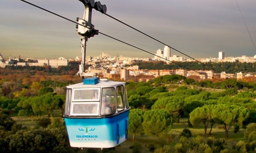 Lugar Teleferico Madrid en Casa de Campo.