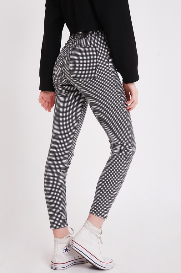 Fashion Pantalones skinny cuadros
