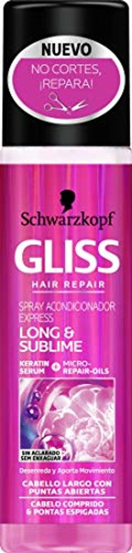 Social GLISS acondicionador express long & sublime spray 200 ml