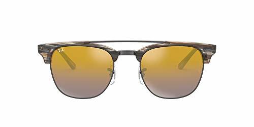 Moda Ray-Ban 0RB3816, Gafas de Sol Unisex Adulto, Marrón