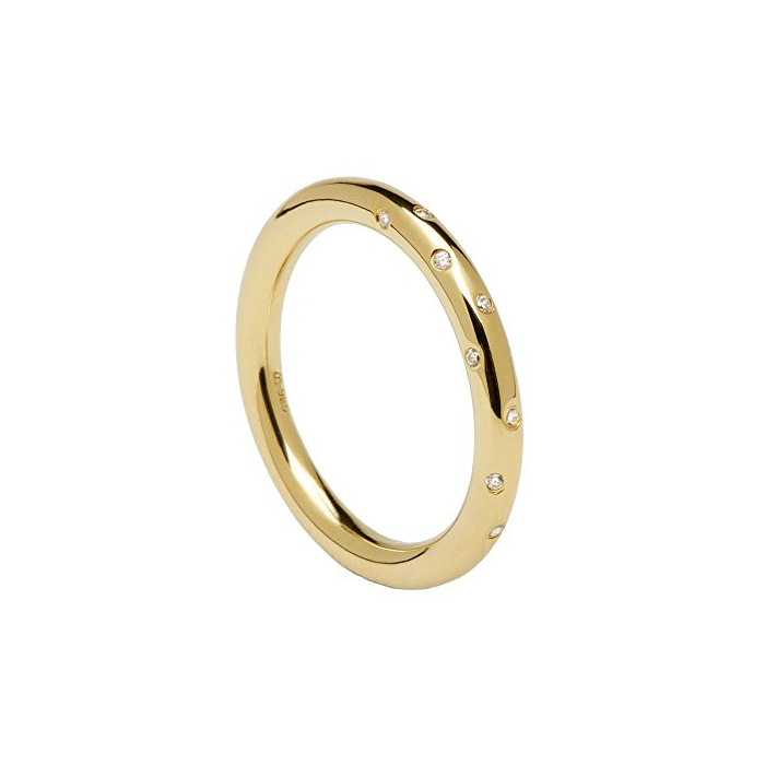 Moda P D PAOLA - Anillo de Oro SATELLITE Gold - Plata de