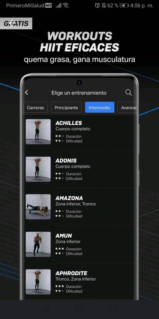 App Freeletics lite