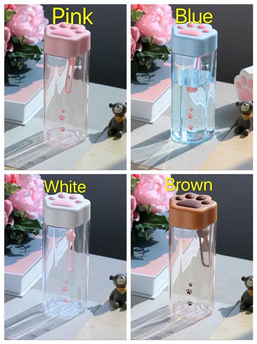 Social Kawaii Paws Drinking Bottle – ivybycrafts