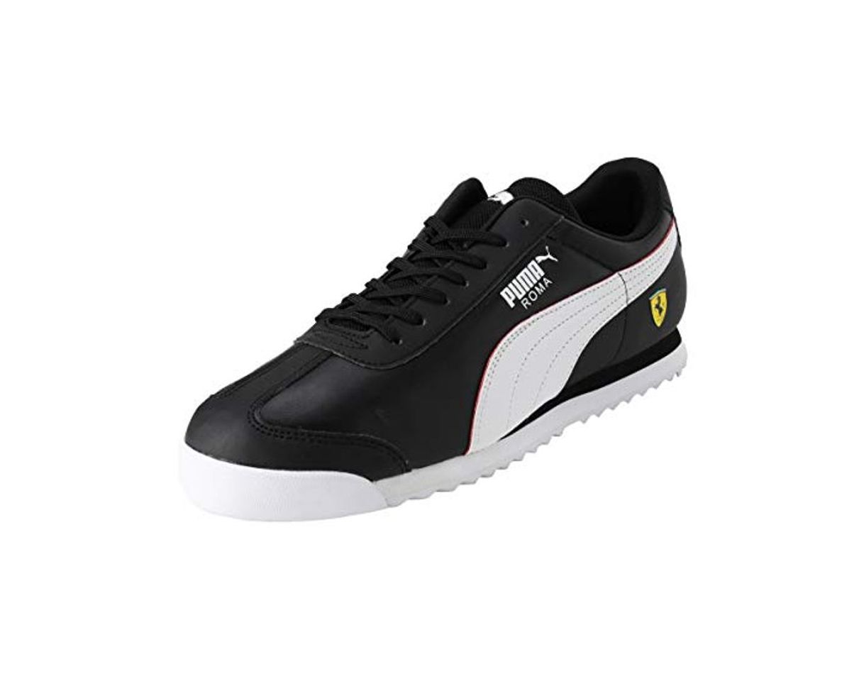 Moda PUMA x Scuderia Ferrari Roma Negro Hombres Entrenadores Encaje Zapatos 306083 10