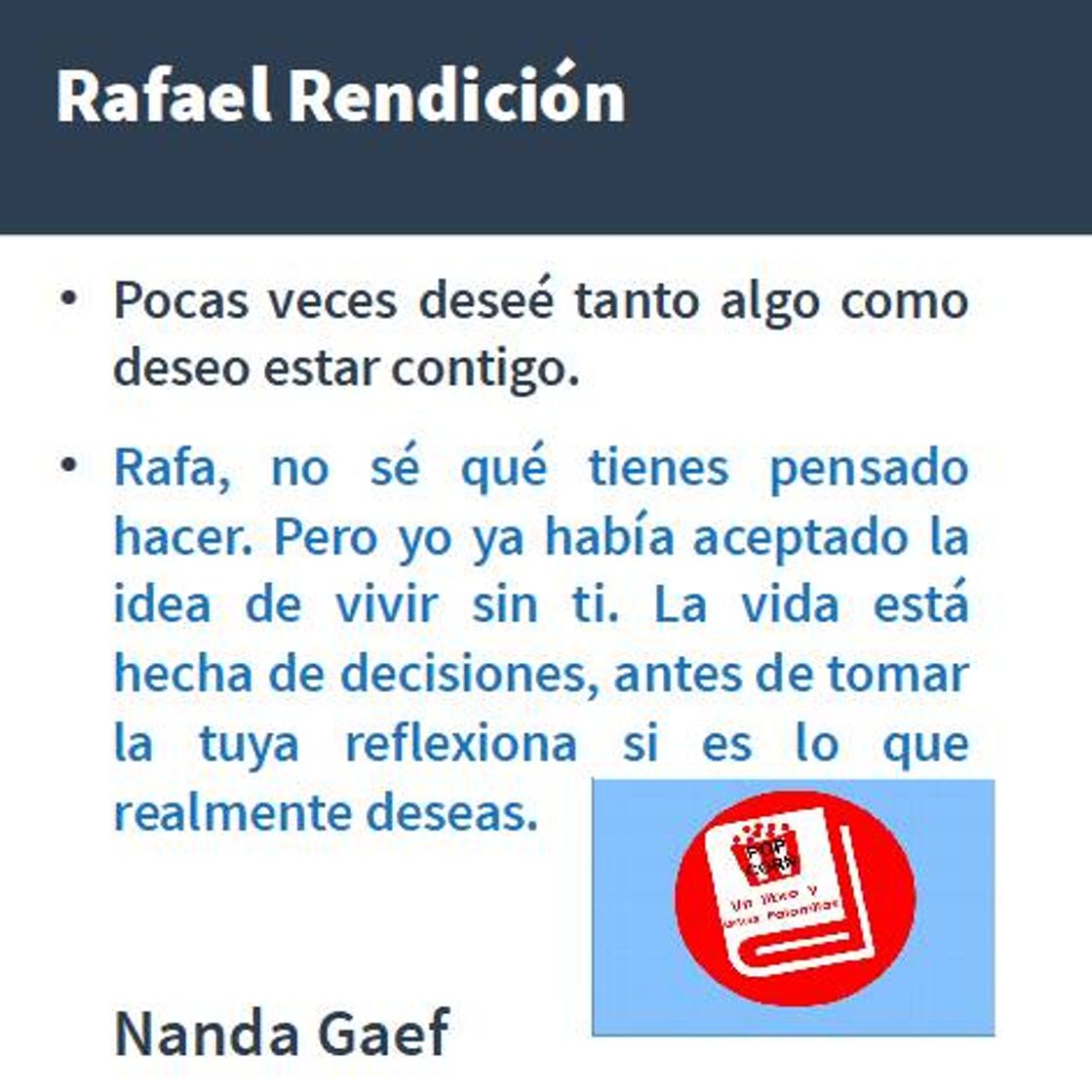 Book Rafael Rendición : Serie Los Trajeados Vol