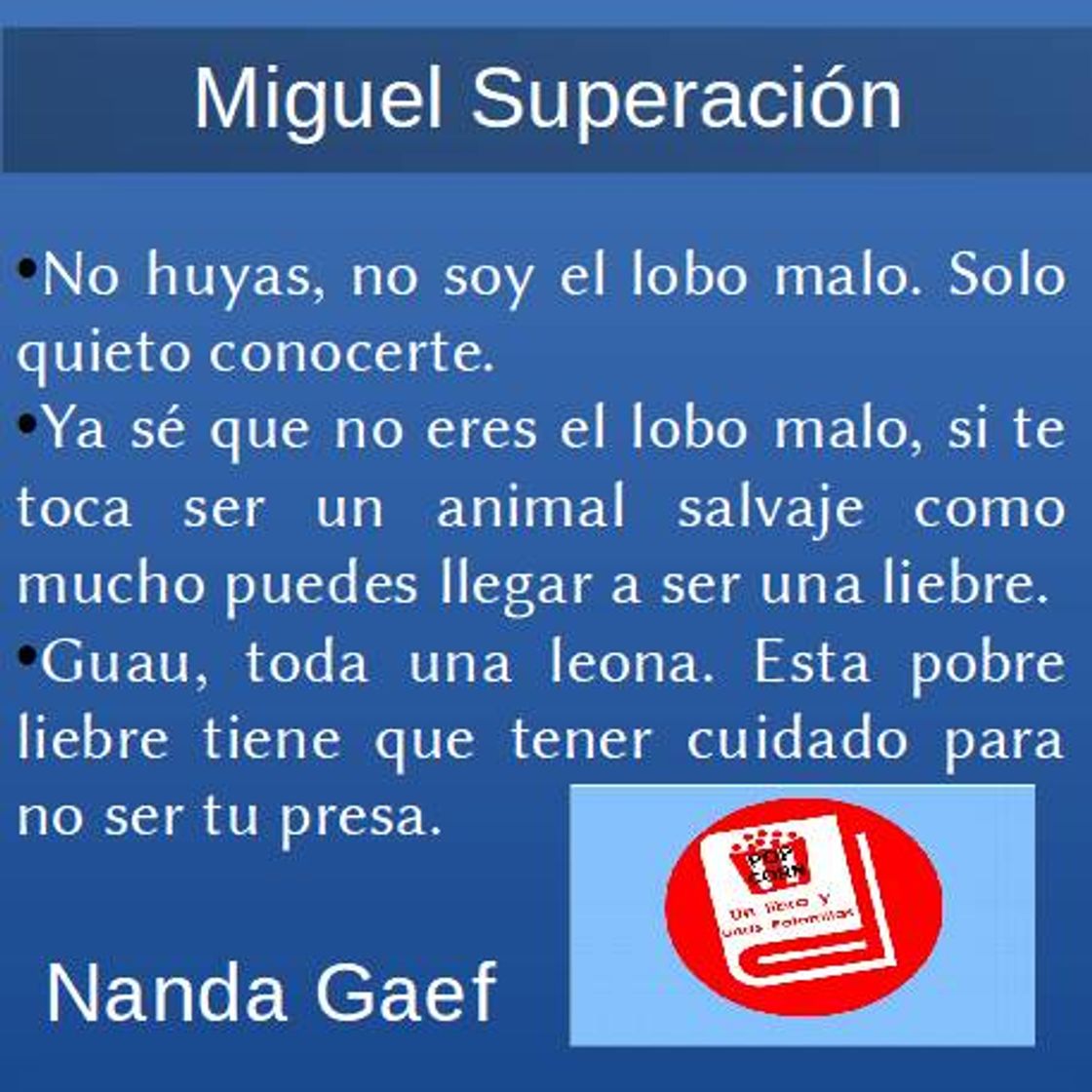 Libro Miguel Superación