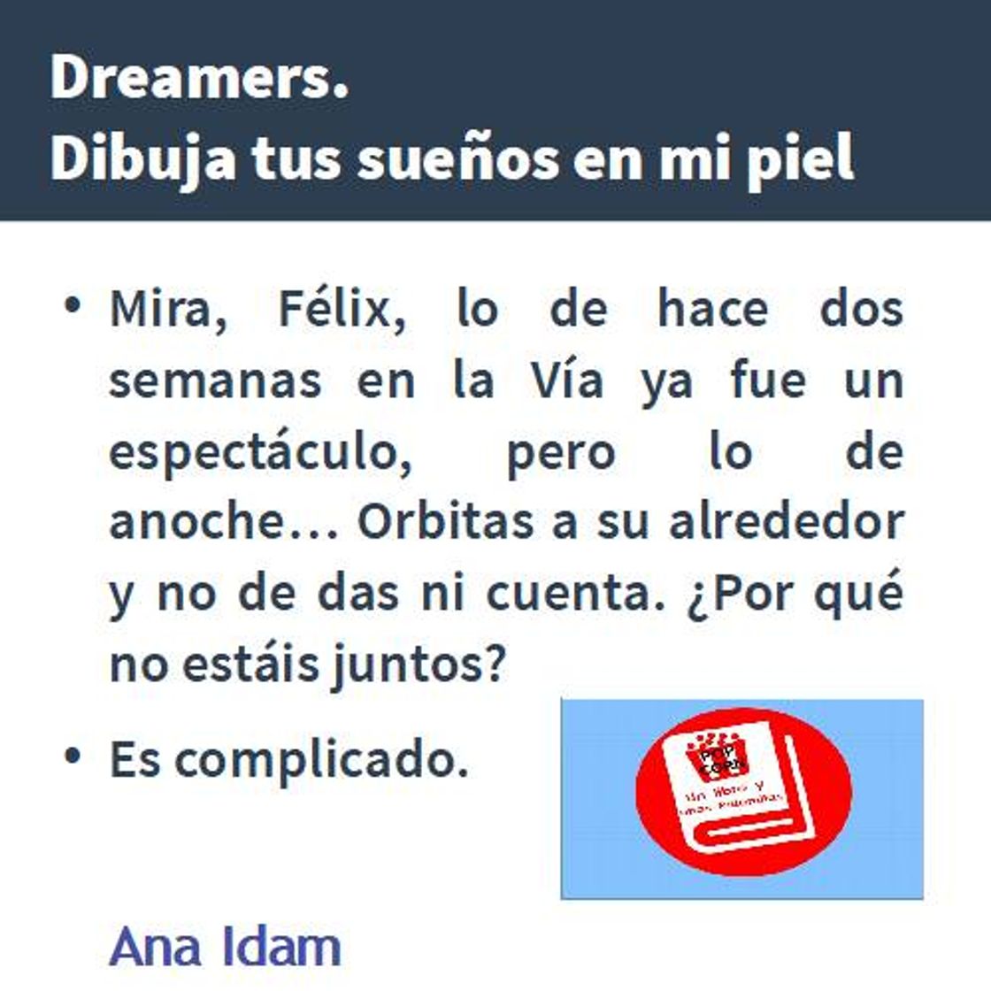 Book Dreamers: dibuja tus sueños en mi piel: 2
