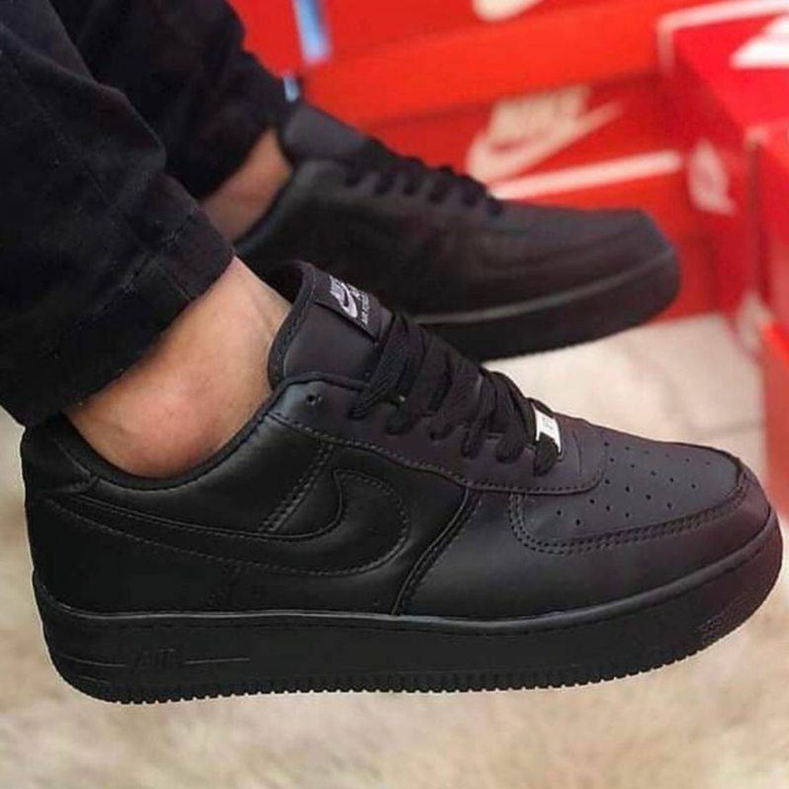 Moda Nike Air Force 1 '07, Zapatillas de Deporte para Hombre, Negro