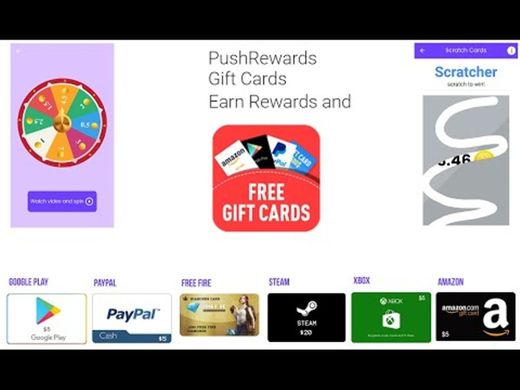 PushRewards - Earn Rewards and Gift Cards