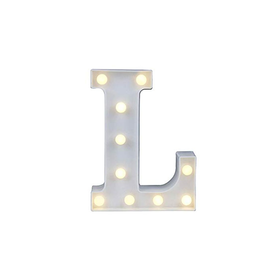 Producto Letras luminosas con letras LED de alfabeto