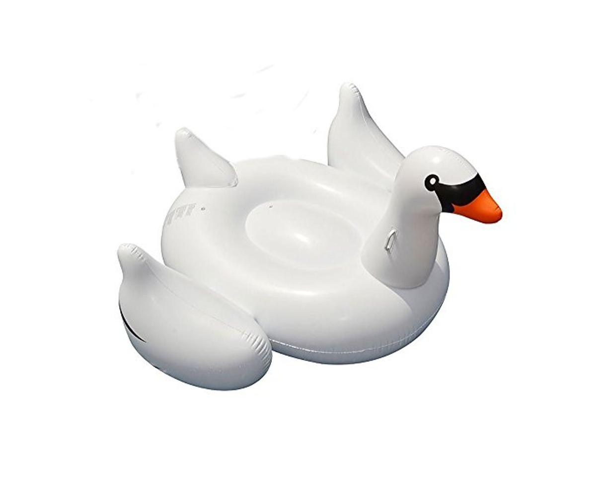 Social SUPERFLOTADOR COLCHONETA Cisne Inflable 190cm x190cm x 115cm