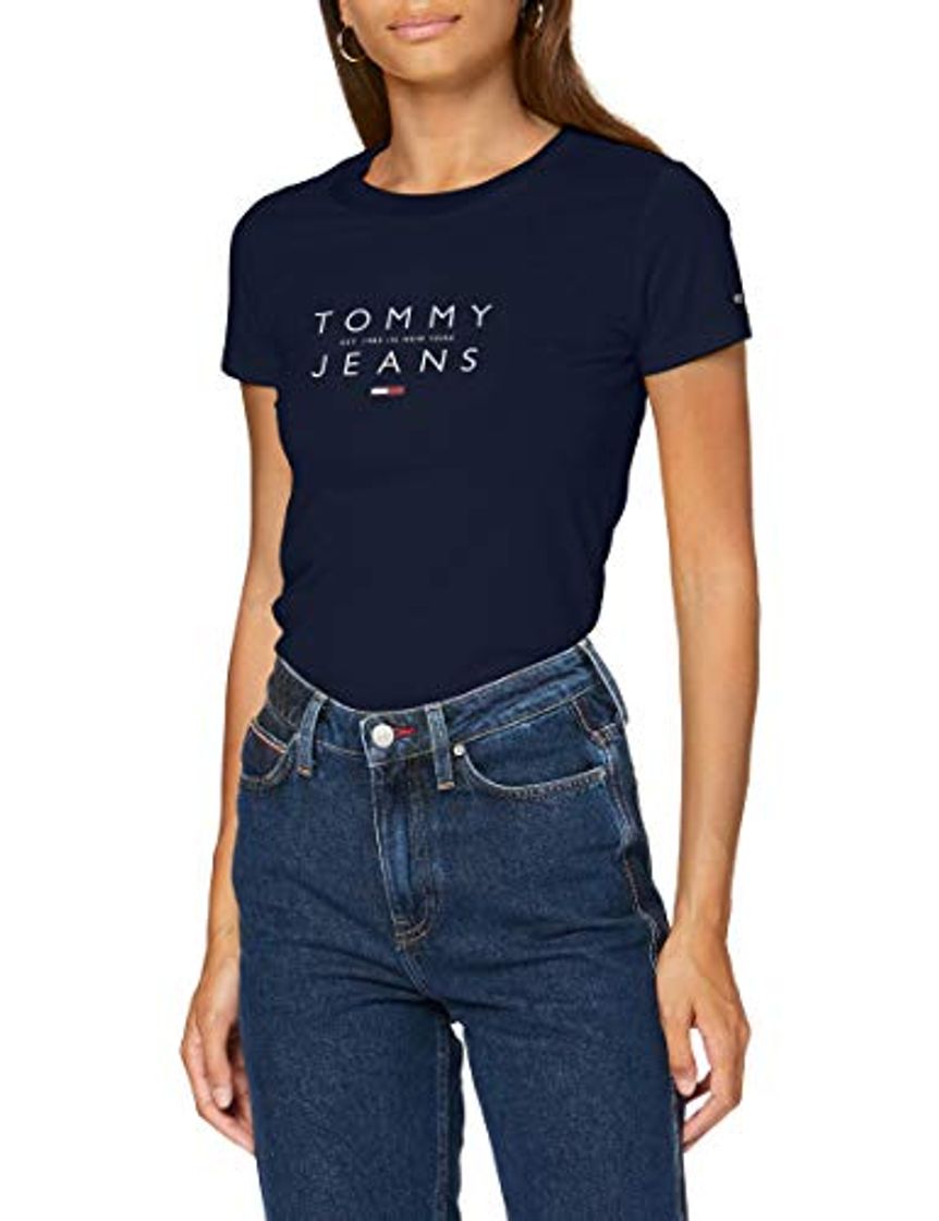 Moda Tommy Hilfiger Tjw Essential Logo tee Camisa, Azul