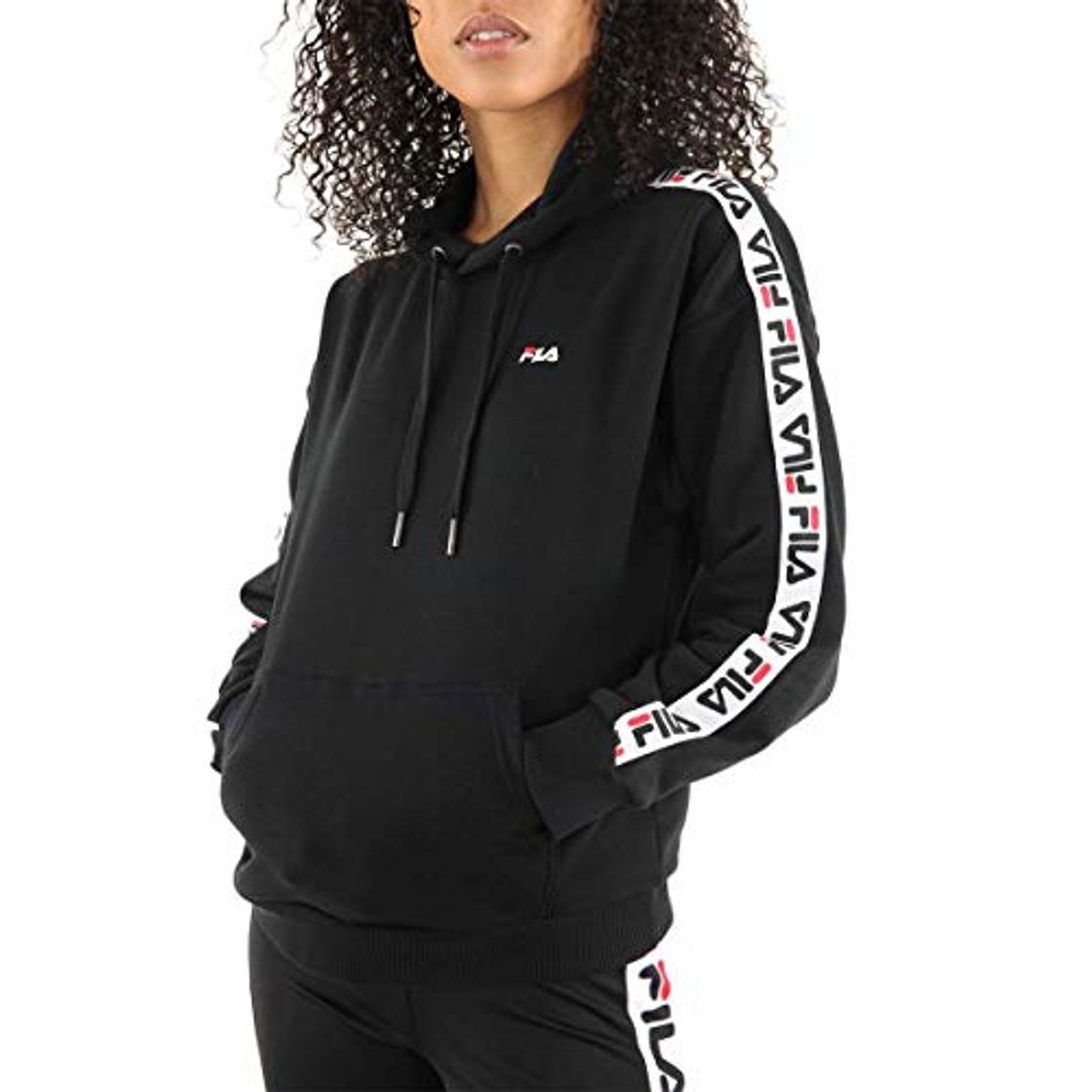 Fashion Fila Clara W Sudadera con Capucha Black