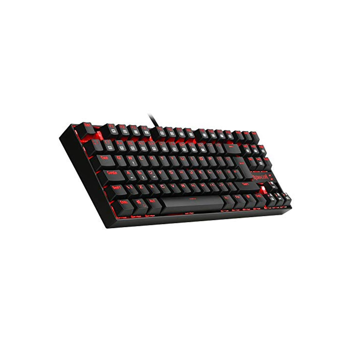 Electrónica Redragon K552-UK KUMARA Rojo RGB LED Teclado mecánico retroiluminado 87 Teclas Teclado