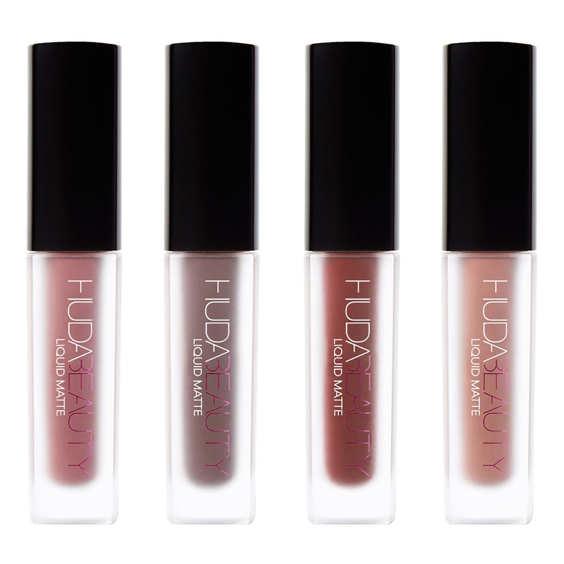 Moda New Nude Mini Liquid Matte Set - Cofre labiales HUDA BEAUTY