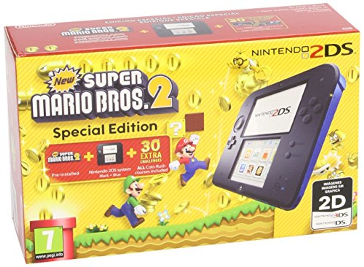 Social Nintendo 2DS - Consola, Color Azul
