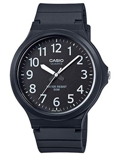 Casio Reloj Analógico para Hombre de Cuarzo con Correa en Plástico MW