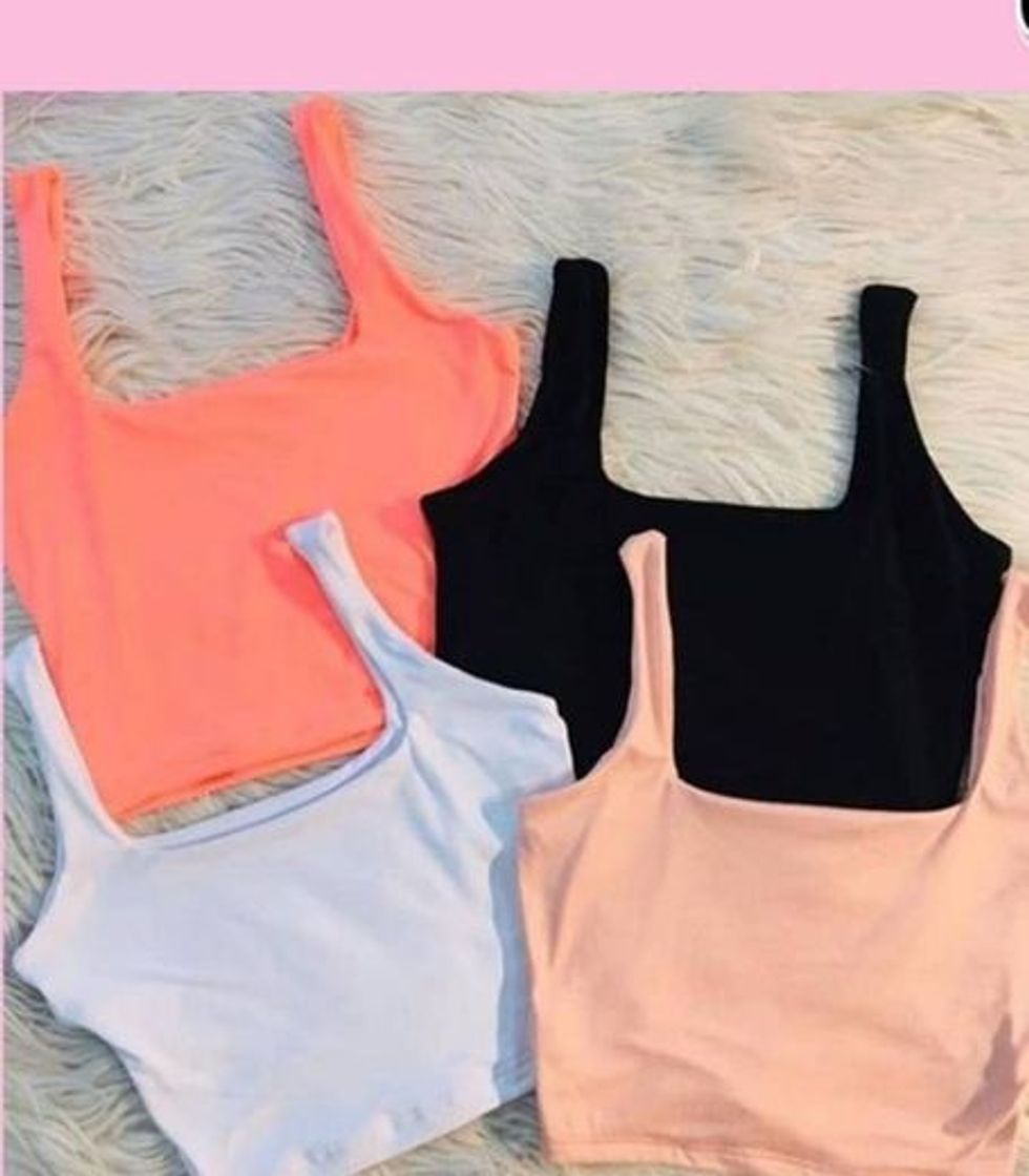 Social OUFour Primavera y Otoño Mujeres Crop Top Cuello V Manga Larga Remata