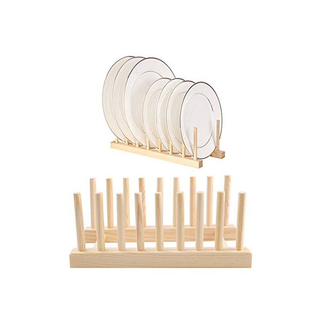 Social 2 scurreplatos madera Escurridor para Platos Es ideal para bandejero y porta platos decorativo