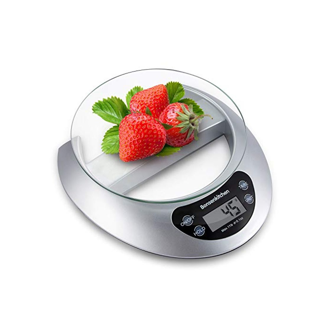 Product Bonsenkitchen Báscula Digital Balanza de Cocina Profesional, Escala de Peso de Alta