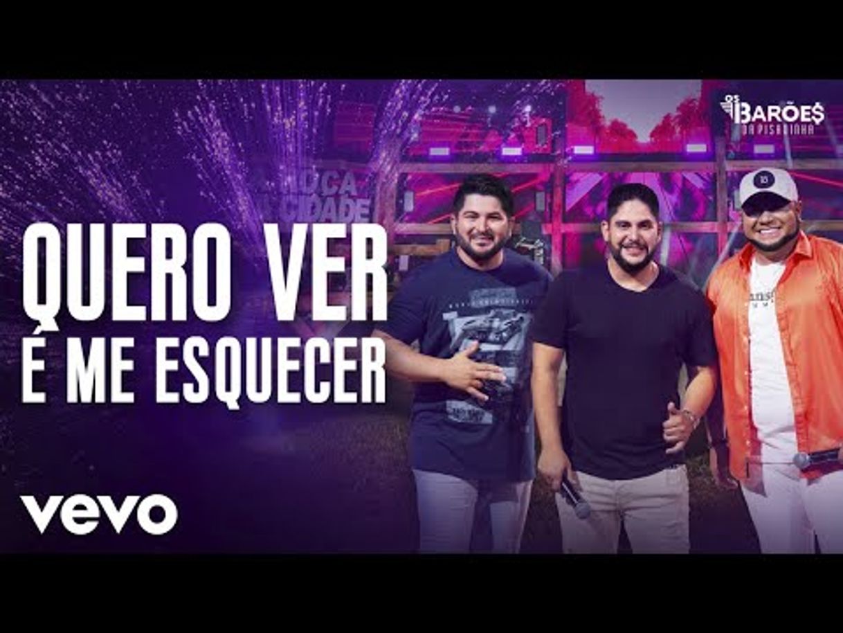 Canción Quero ver e me esquecer ( barões da pisadinha)