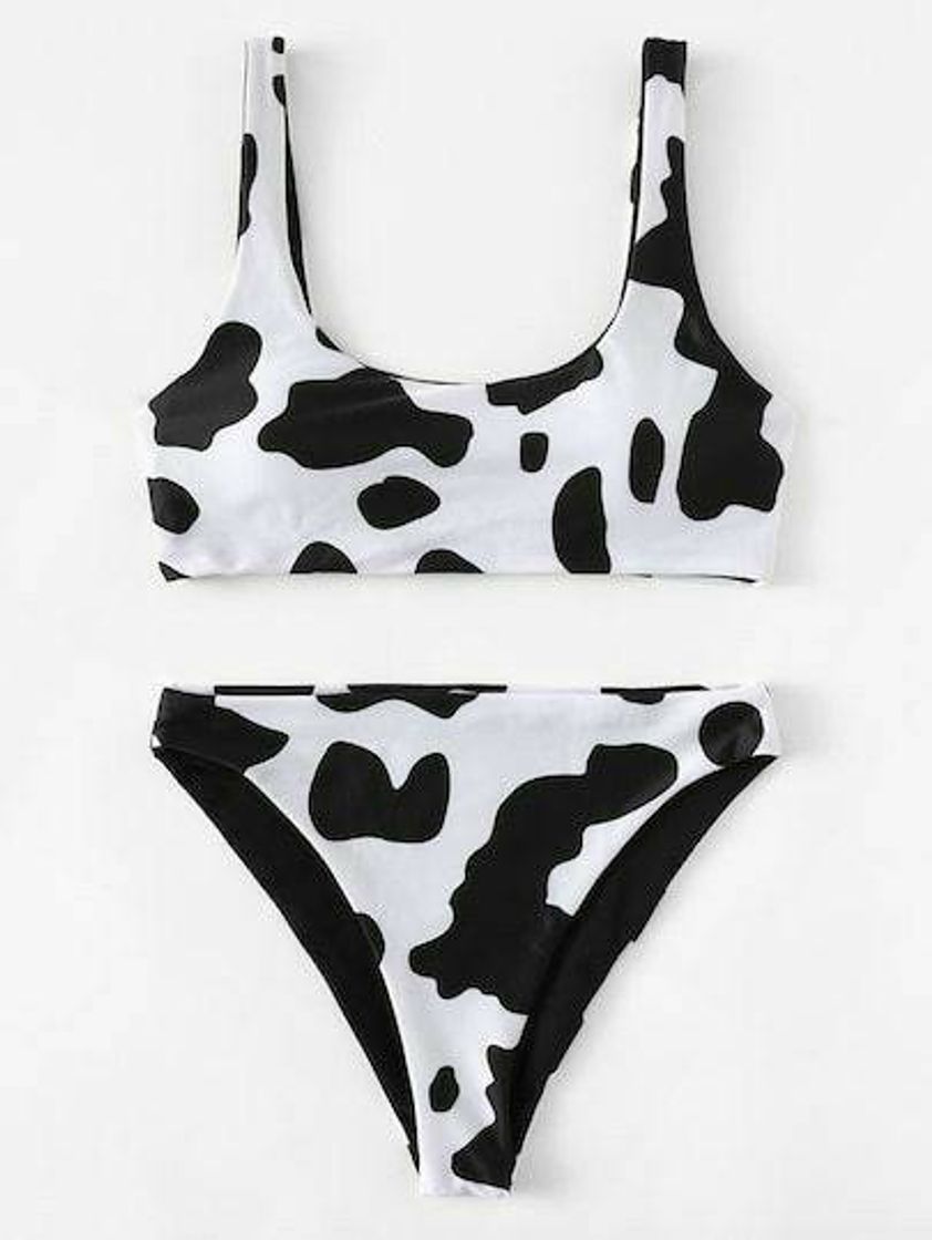 Moda Bikini animal print🐮