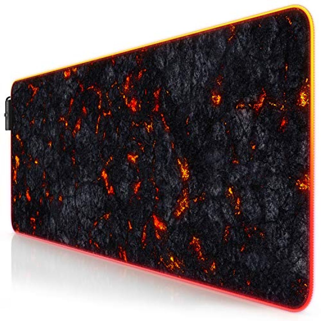 Social TITANWOLF LED Alfombrilla para ratón XXL Gaming Mouse Pad 800x300 mm RGB