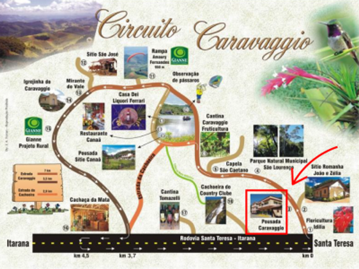 Places Circuito Caravaggio