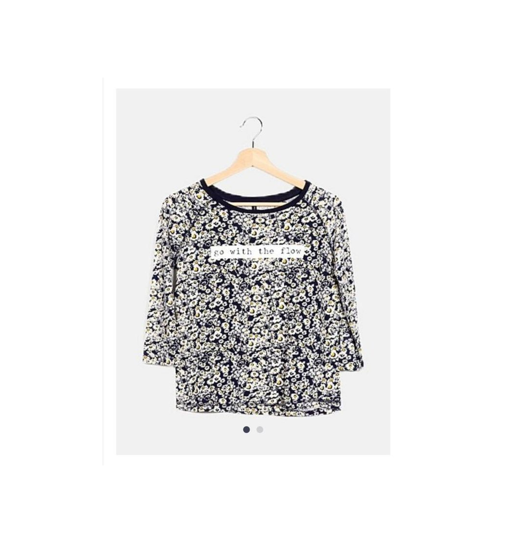 Social Camiseta flores 