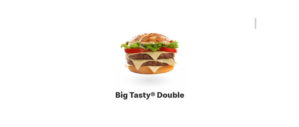 Productos Big Tasty Double