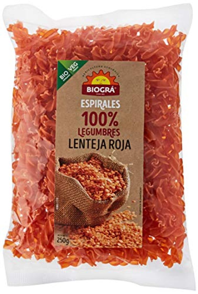 Product Biográ Espiral De Lentejas Rojas Biogra Bio Biográ 400 g