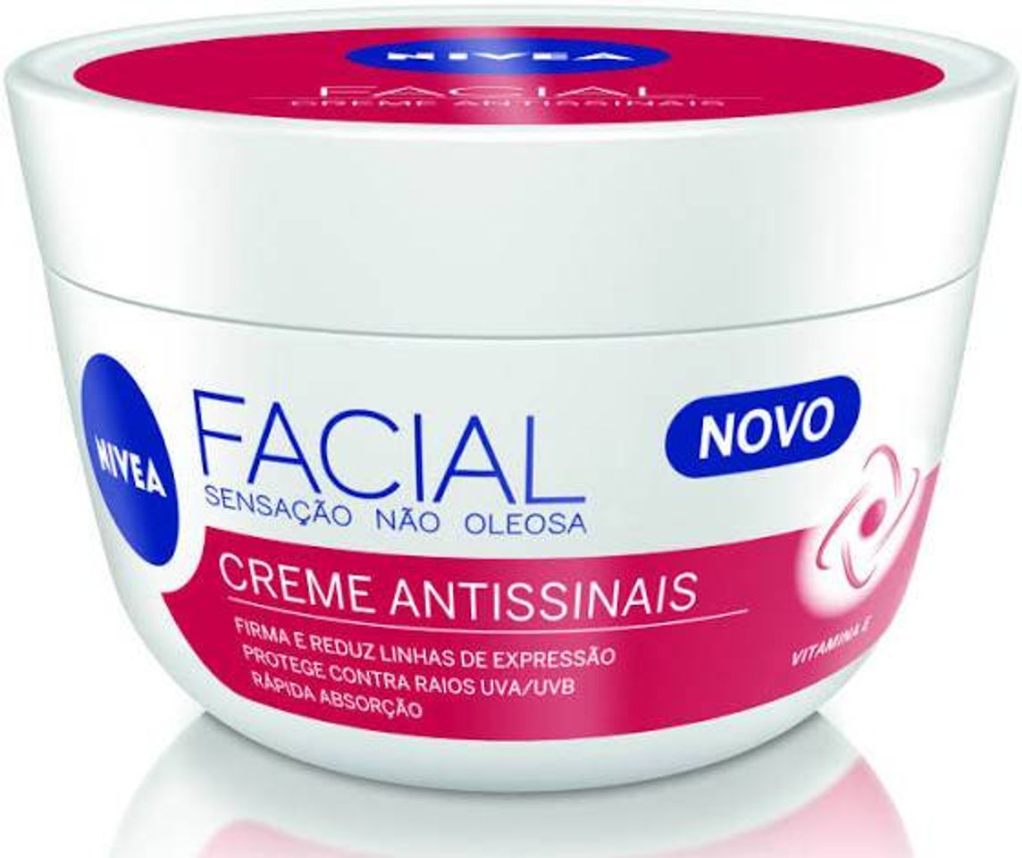 Moda Creme facial Nivea antissinais vitamina E 100g