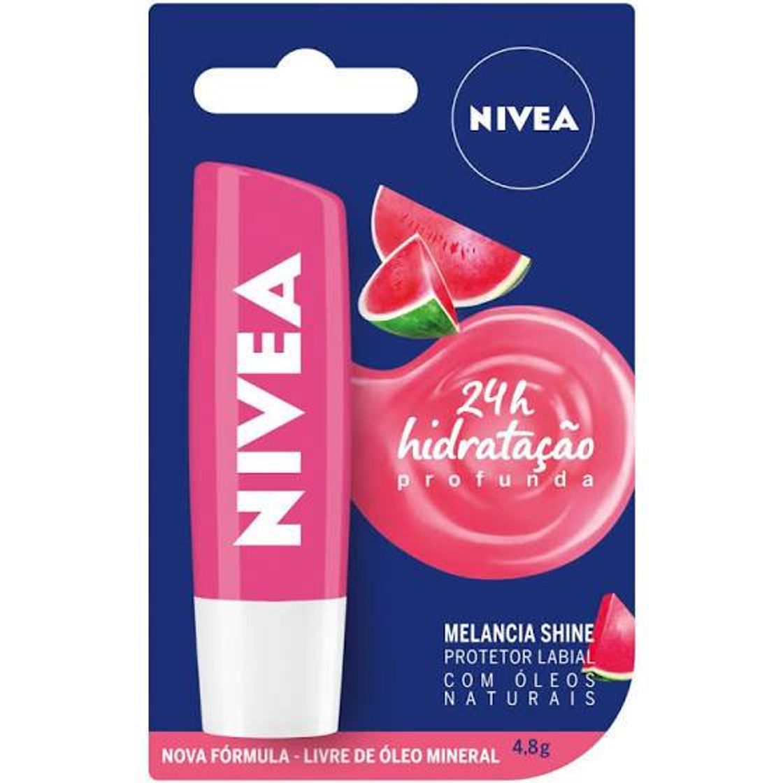 Moda Hidratante labial nivea melancia