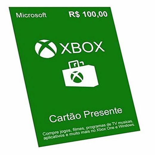 Cartão Xbox Live R$ 100 Reais - Gift Card
