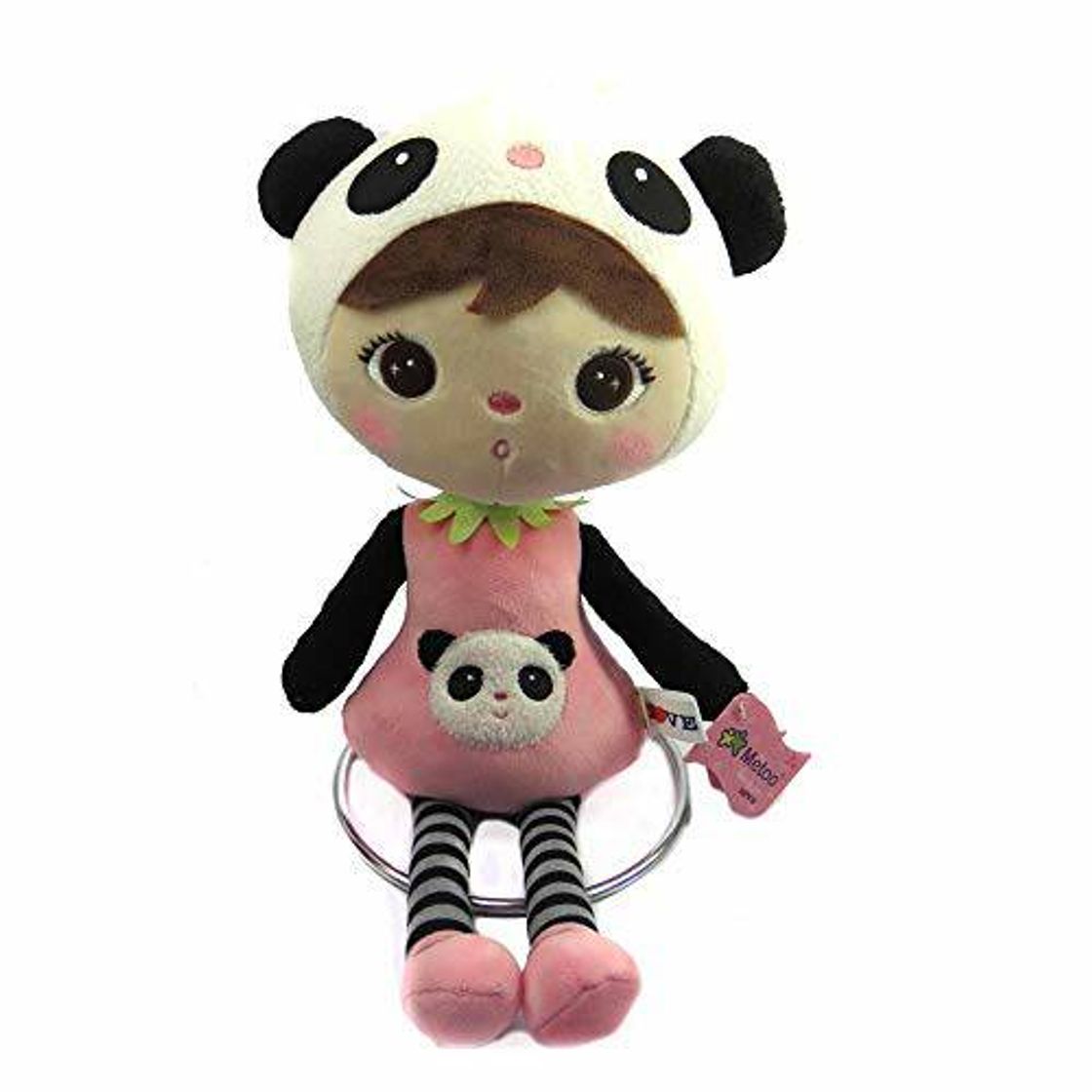 Social Boneca Angela Panda, Love, Cinza