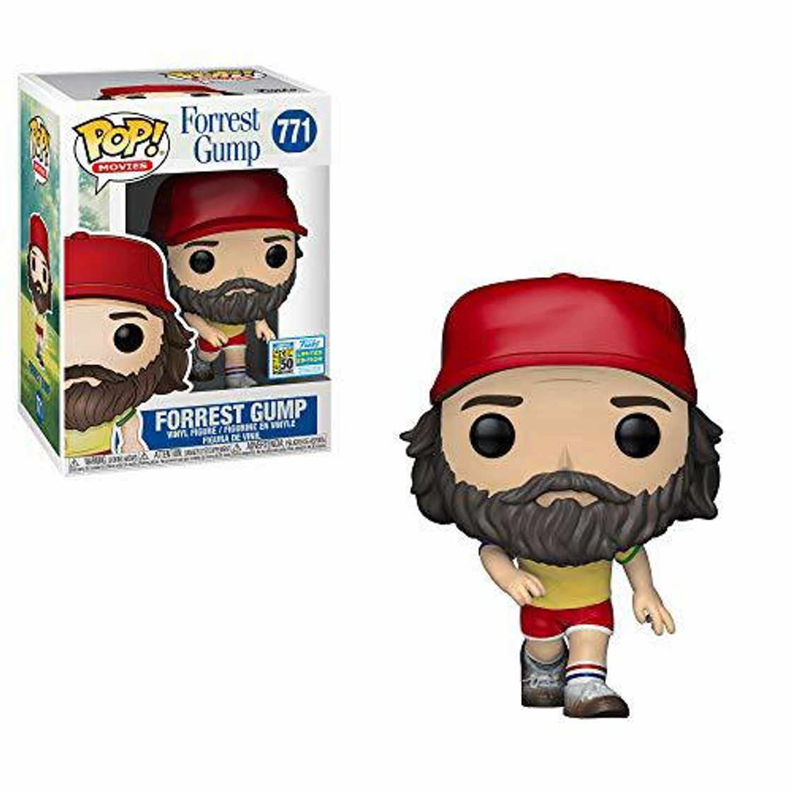 Social Funko - Forrest W/Beard Boneco Colecionável, Multicolorido, 