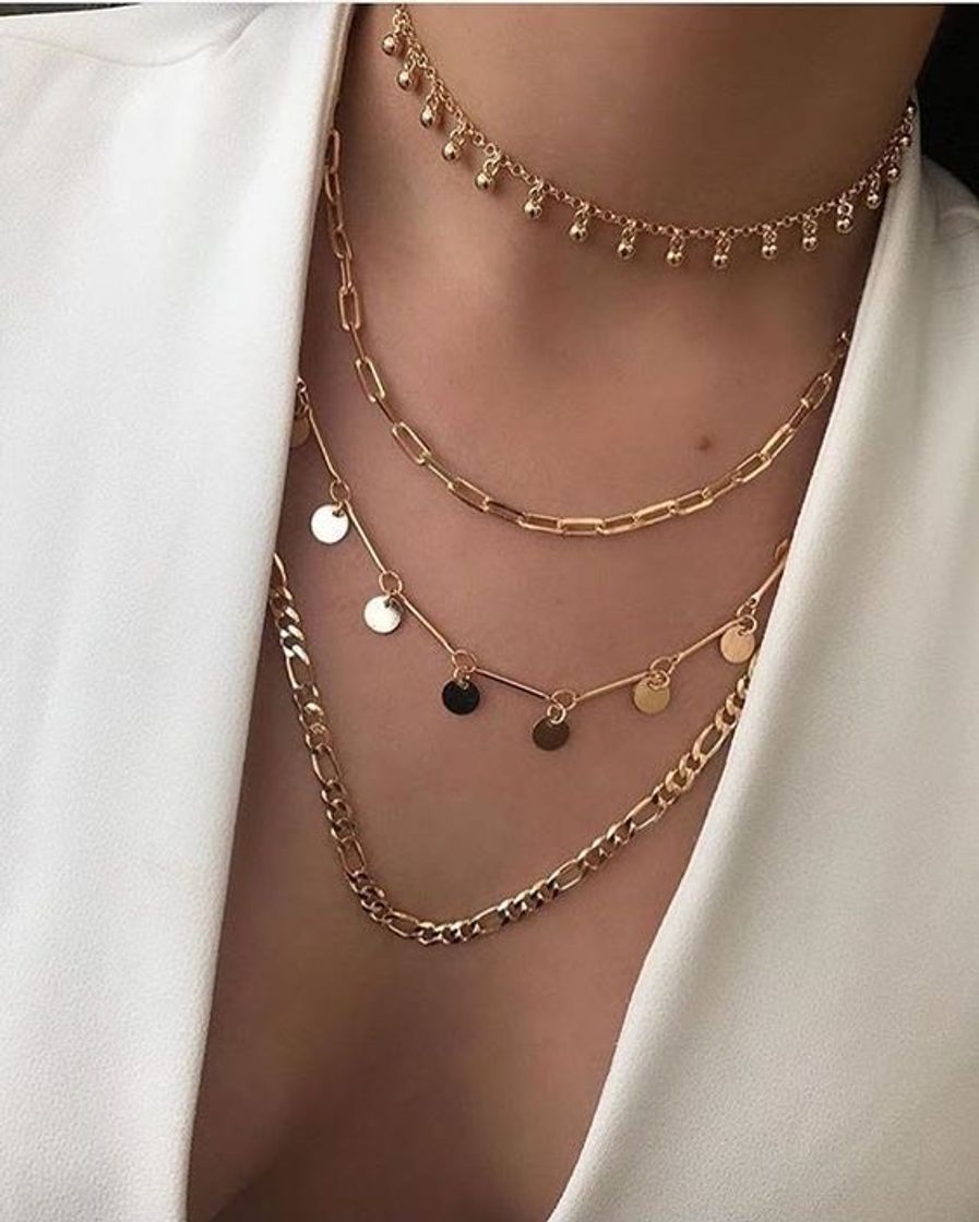 Moda Golden Necklaces 