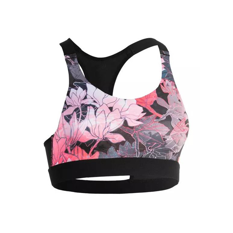 Producto Sujetador deportivo flores Rosa DECATHLON