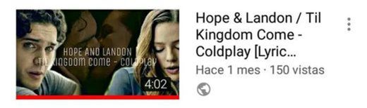 Hope & Landon / Til Kingdom Come - Coldplay [lyrics + Sub]