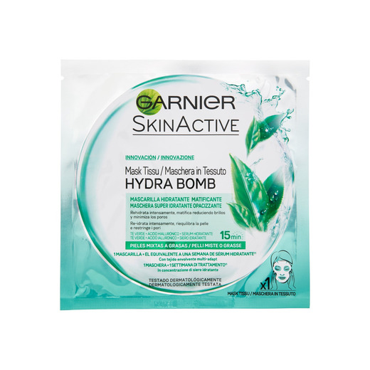 Garnier SkinActive Mascarilla HydraBomb Energizante