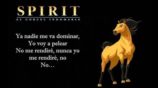 Spirit - No me rendiré