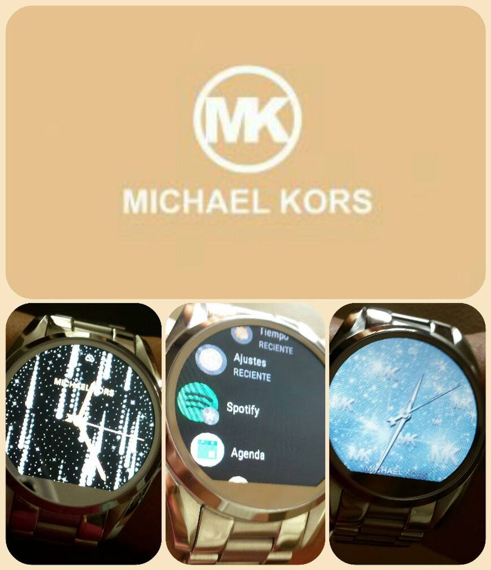 Fashion Michael Kors Smartwatch Pantalla táctil para Mujer de Connected con Correa en Acero Inoxidable MKT5077