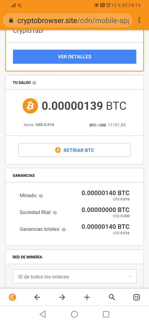 Social Prueba CryptoTab - Navegador