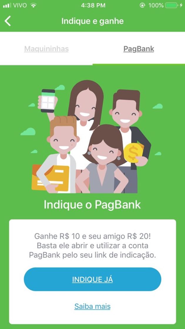 Moda 💸💸💸 Renda Extra R$20,00 de Cashback no PagBank  